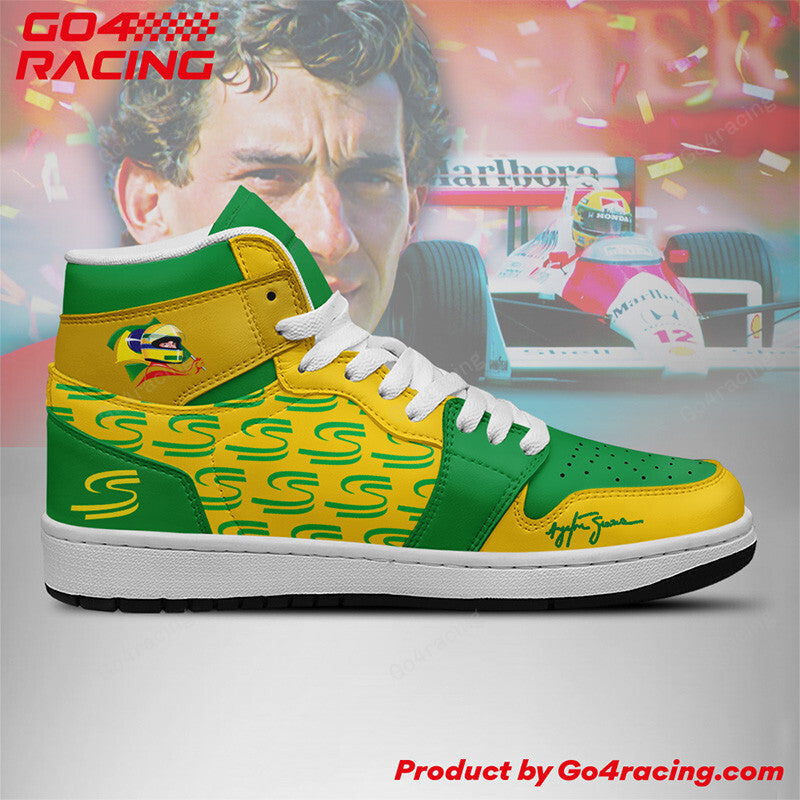 Ideafootwear Mecedes AMG F1 AJ1 High Sneakers Shoes For Men And Women