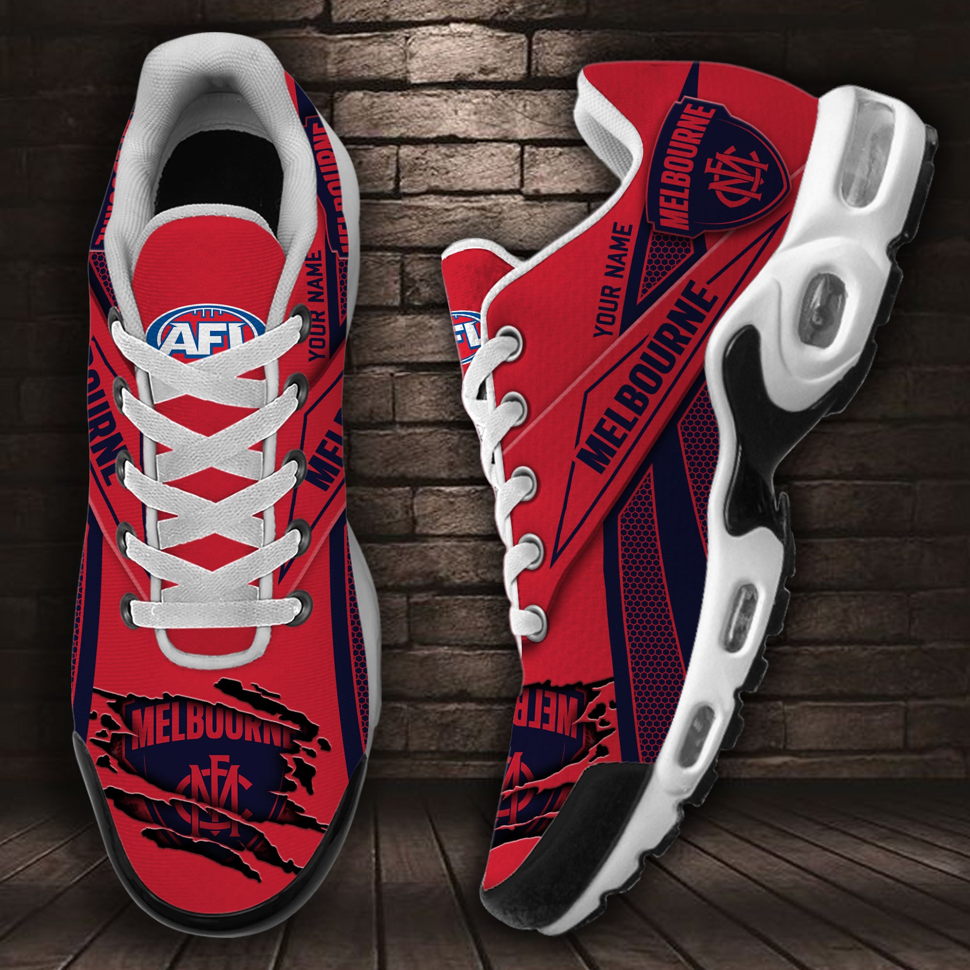 Ideafootwear Melbourne Football Club TN Shoes Sneakers For Men And Women