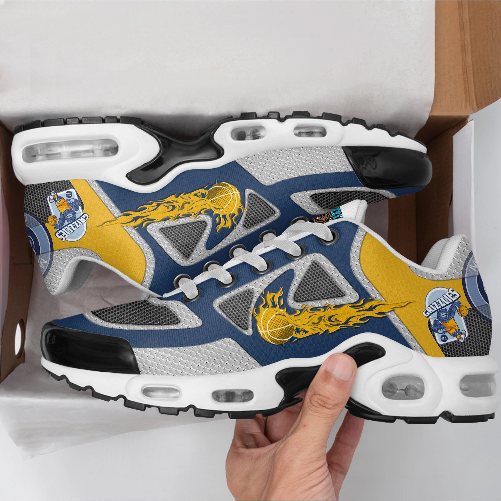 Ideafootwear Memphis Grizzlies TN Shoes Sneakers For Men And Women