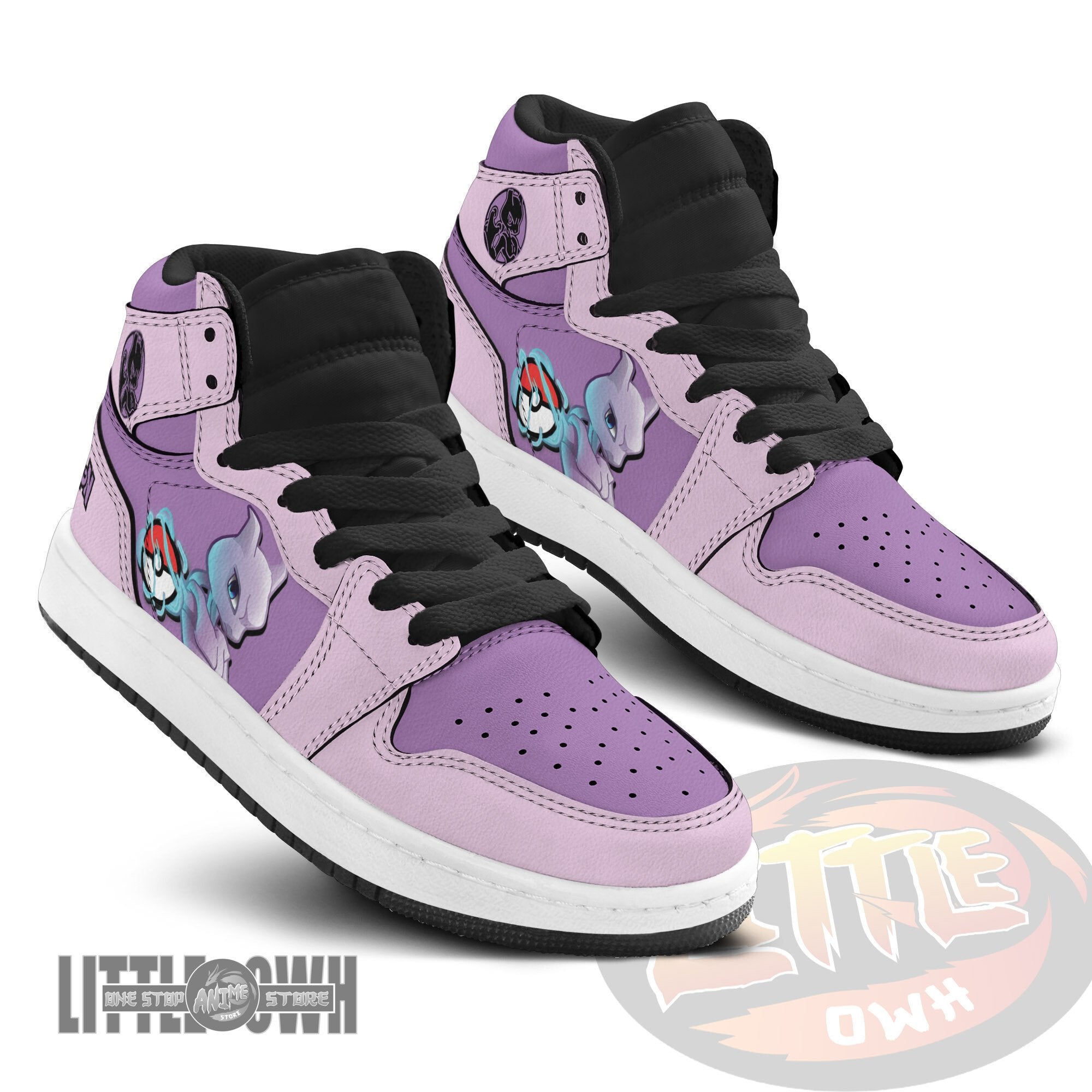 Ideafootwear Mewtwo AJ1 High Sneakers Shoes For Men And Women