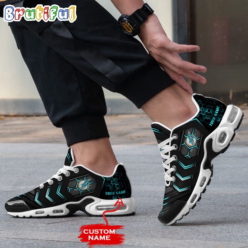 Ideafootwear Miami Dolphins TN Shoes Sneakers For Men And Women
