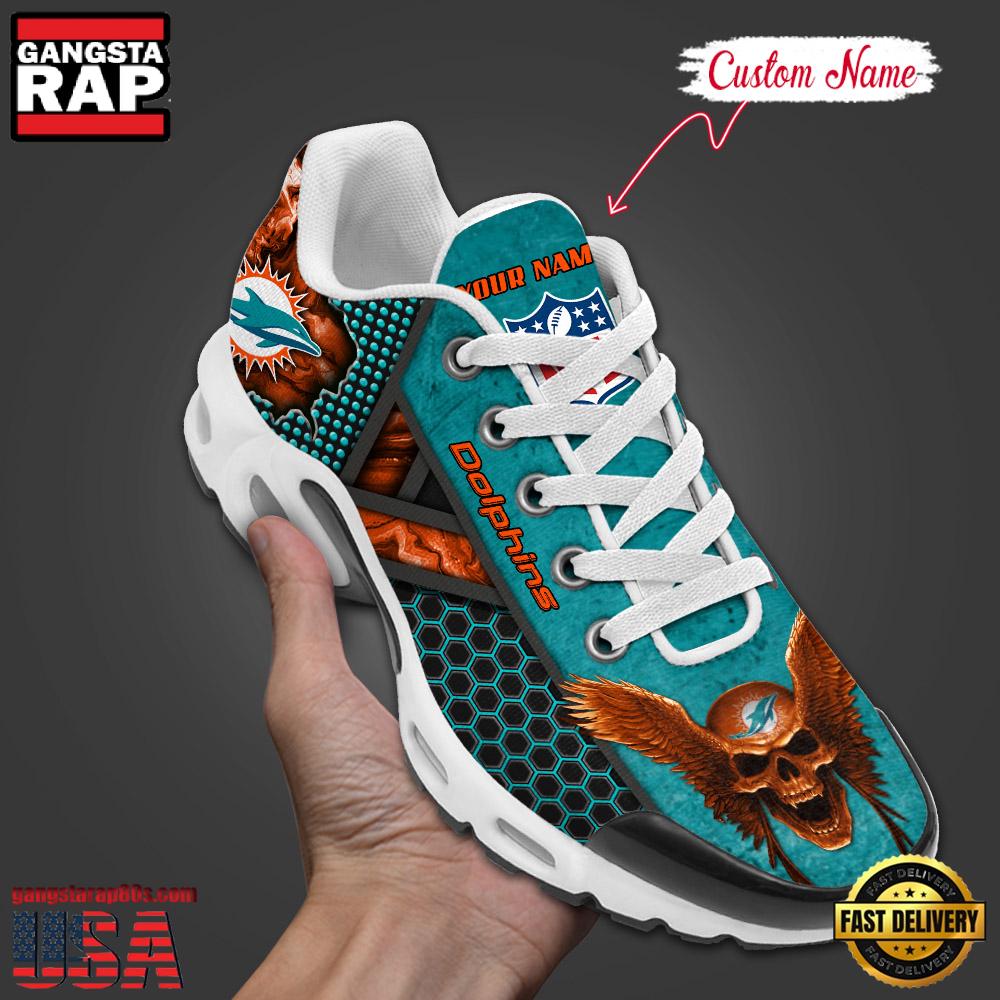 Ideafootwear Miami Dolphins TN Shoes Sneakers For Men And Women