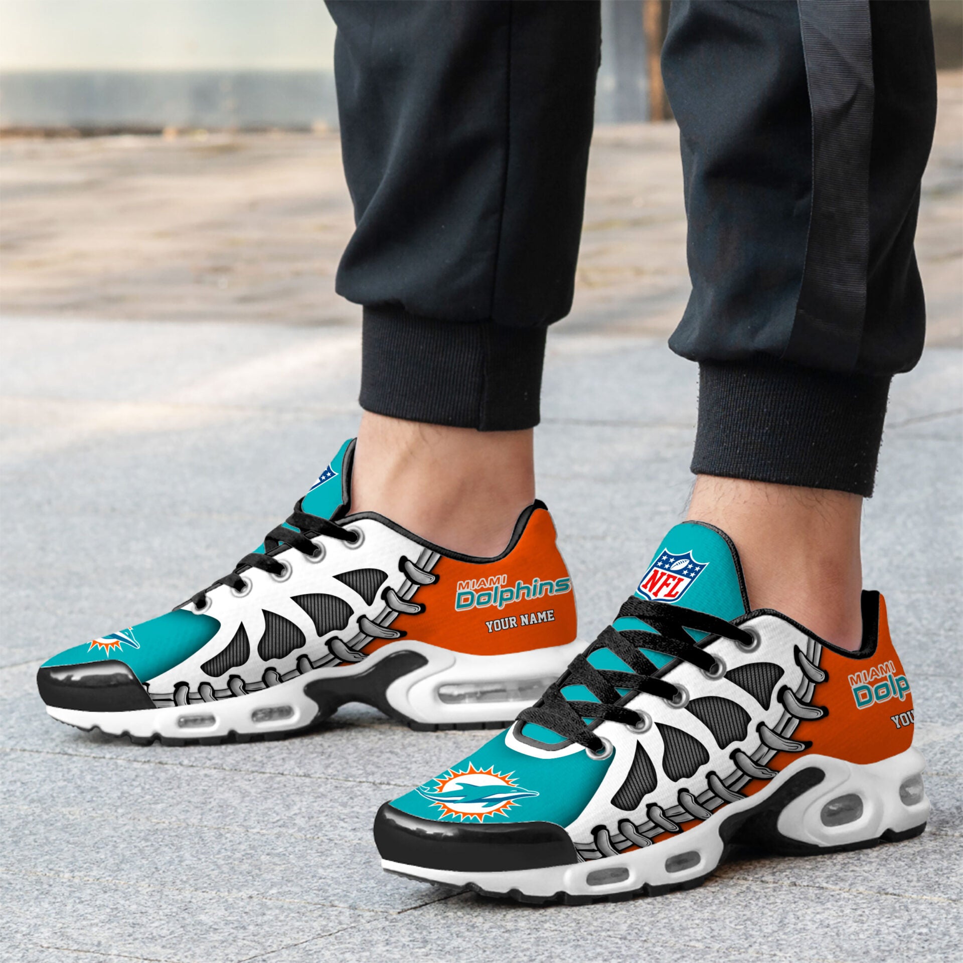 Ideafootwear Miami Dolphins TN Shoes Sneakers For Men And Women