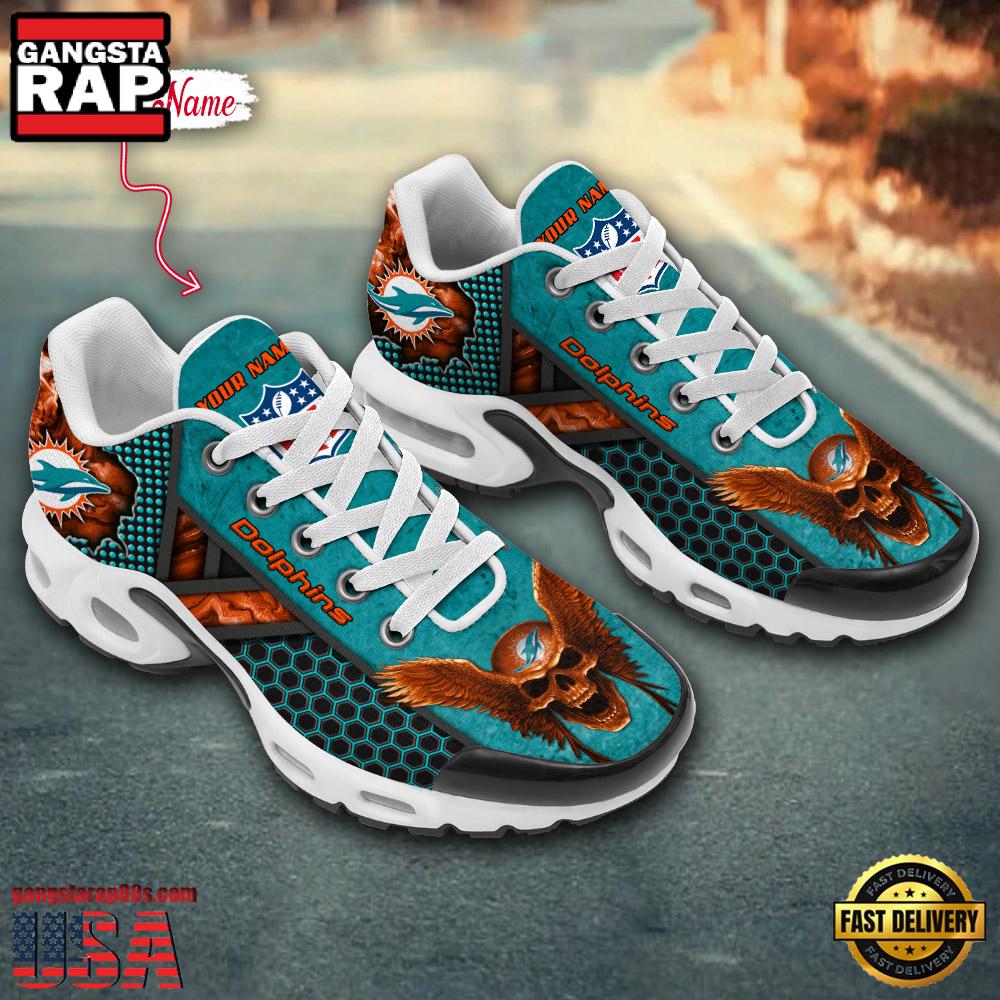 Ideafootwear Miami Dolphins TN Shoes Sneakers For Men And Women