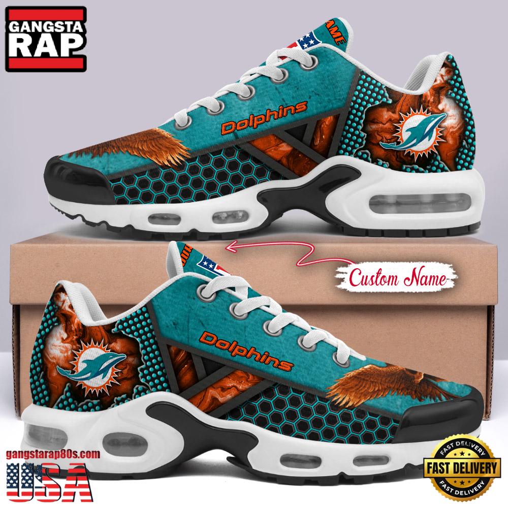 Ideafootwear Miami Dolphins TN Shoes Sneakers For Men And Women
