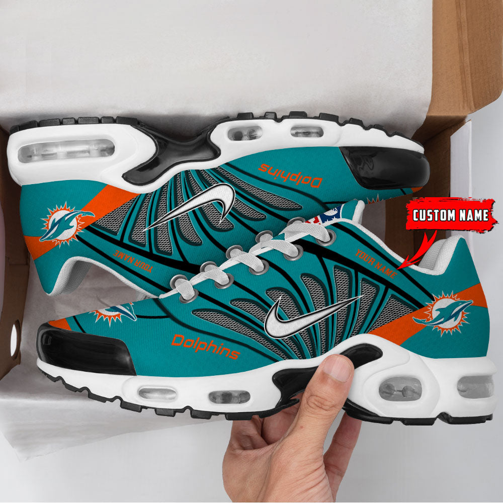 Ideafootwear Miami Dolphins TN Shoes Sneakers For Men And Women