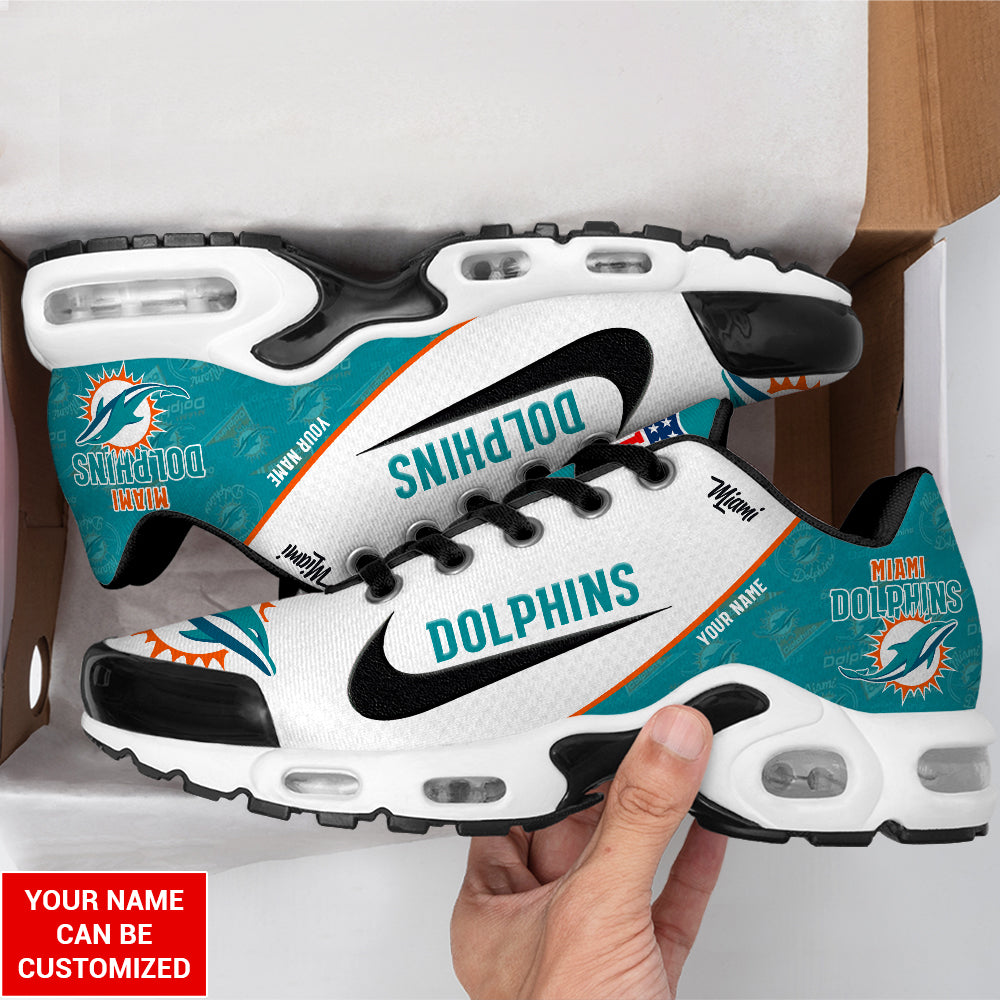 Ideafootwear Miami Dolphins TN Shoes Sneakers For Men And Women