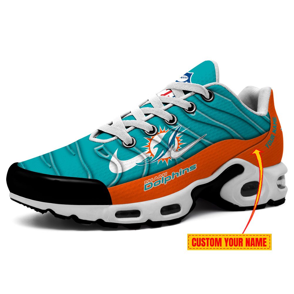 Ideafootwear Miami Dolphins TN Shoes Sneakers For Men And Women