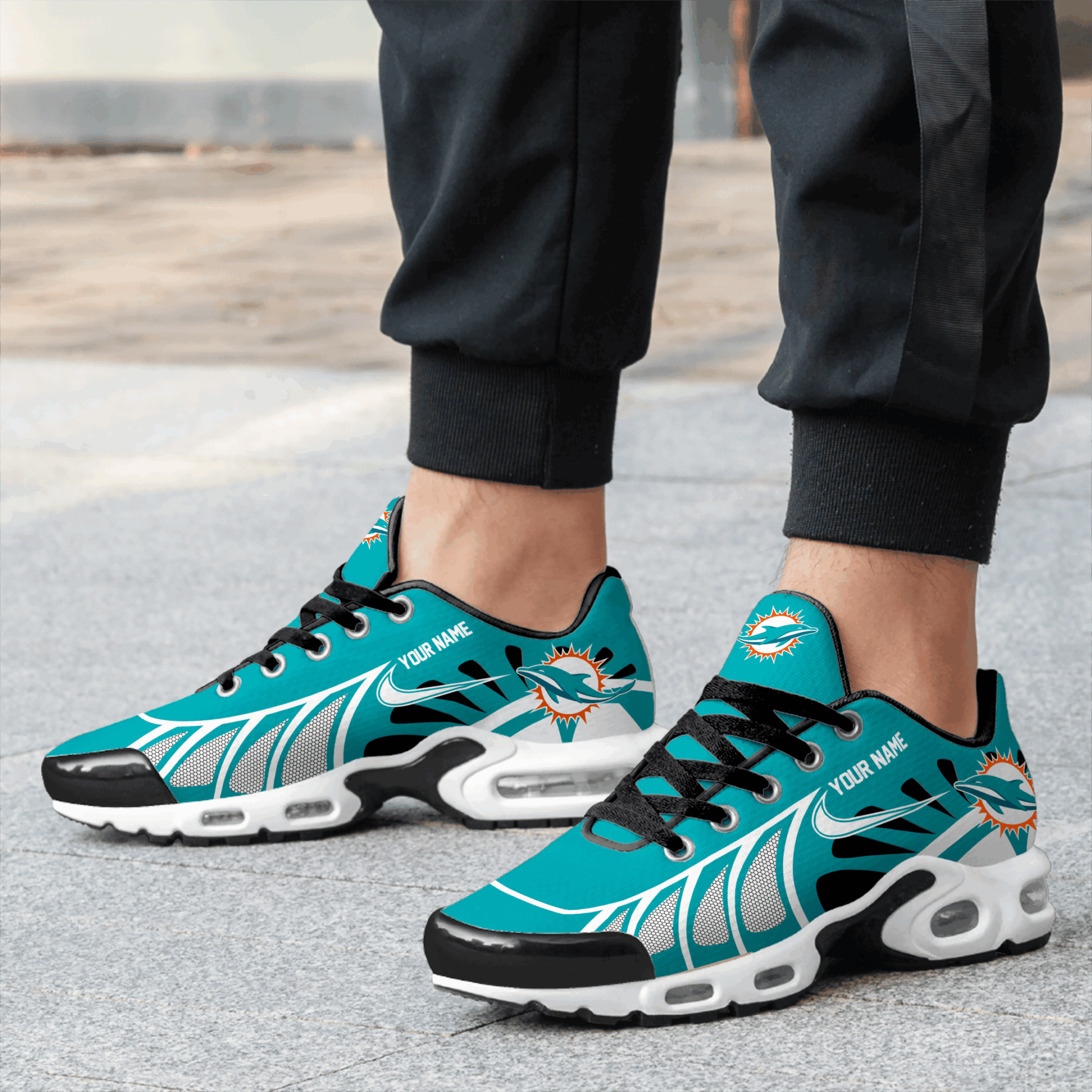 Ideafootwear Miami Dolphins TN Shoes Sneakers For Men And Women