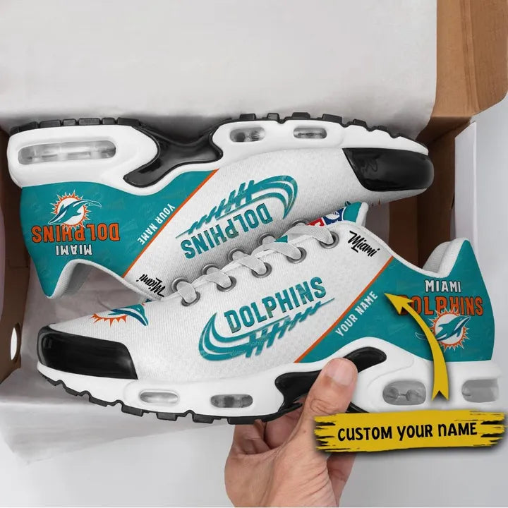 Ideafootwear Miami Dolphins TN Shoes Sneakers For Men And Women