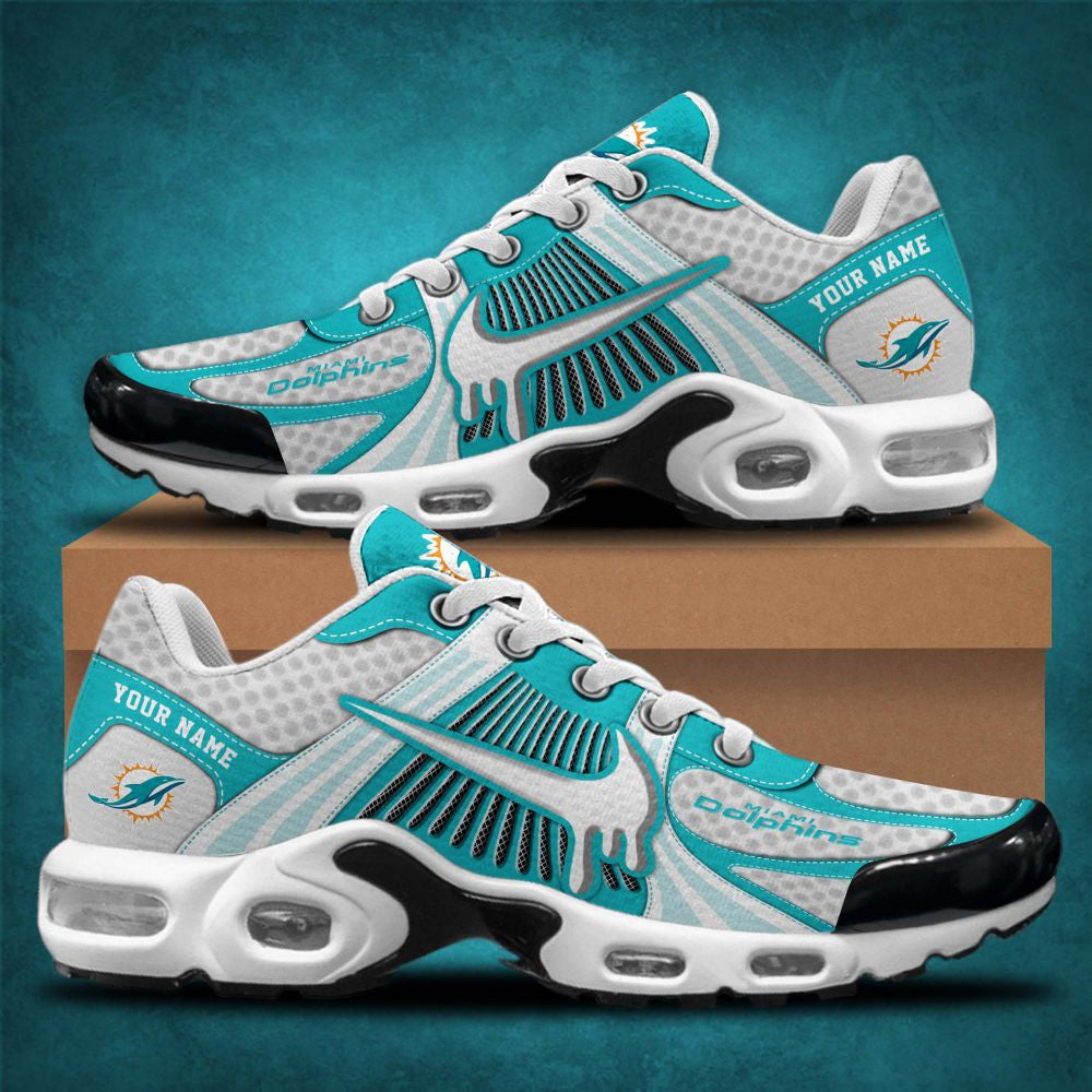 Ideafootwear Miami Dolphins TN Shoes Sneakers For Men And Women