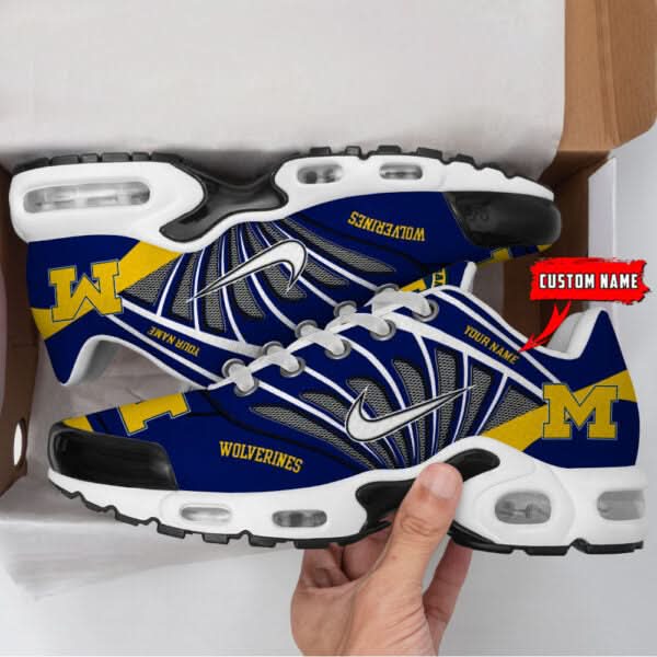 Ideafootwear Michigan Wolverines TN Shoes Sneakers For Men And Women