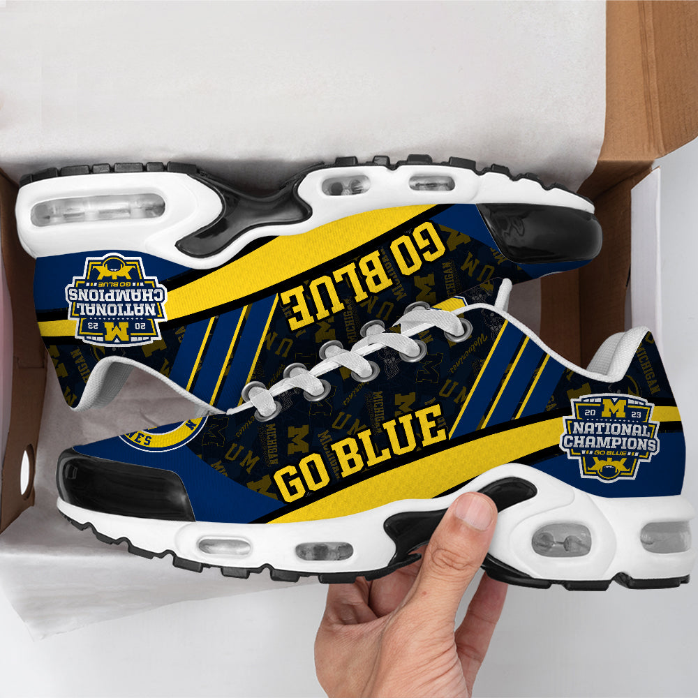 Ideafootwear Michigan Wolverines TN Shoes Sneakers For Men And Women