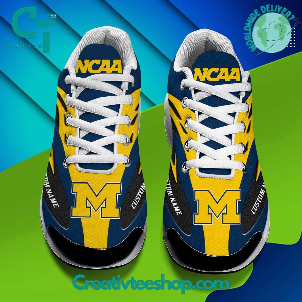 Ideafootwear Michigan Wolverines TN Shoes Sneakers For Men And Women