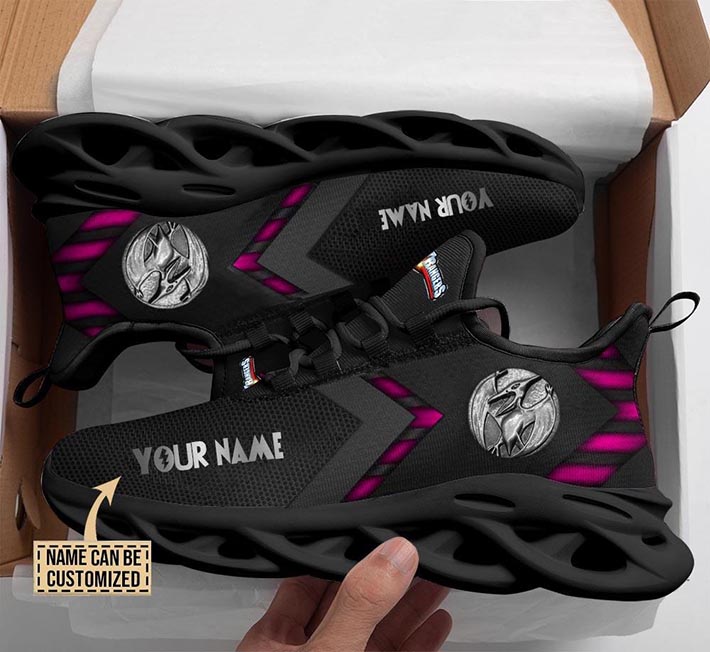 Ideafootwear Mighty Morphin Pink Max Soul Shoes Sneakers For Men And Women