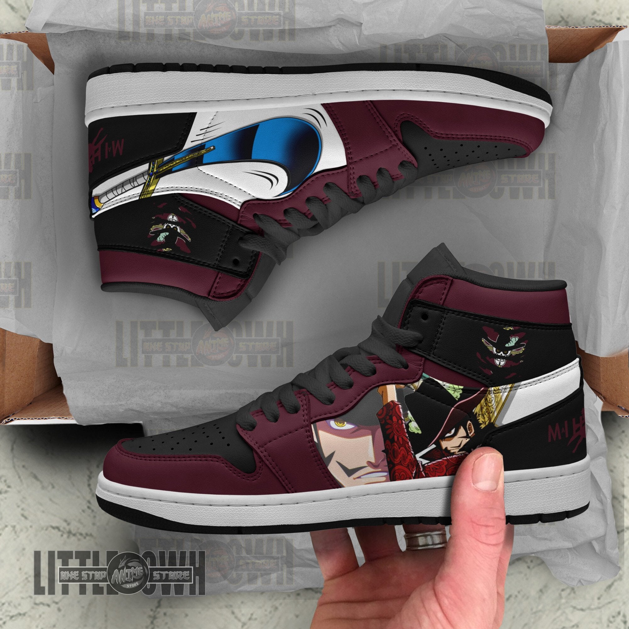 Ideafootwear Mihawk AJ1 High Sneakers Shoes For Men And Women