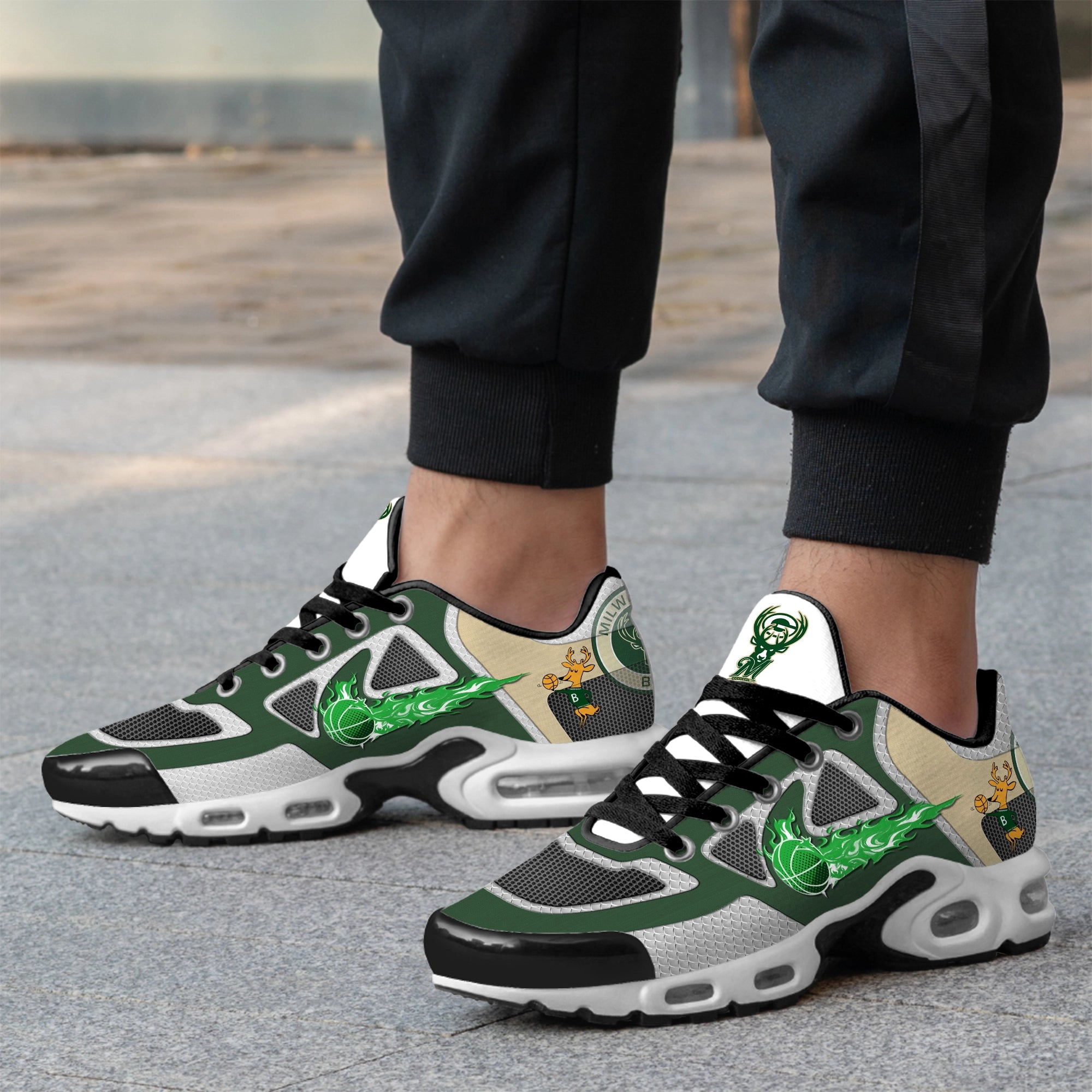 Ideafootwear Milwaukee Bucks TN Shoes Sneakers For Men And Women