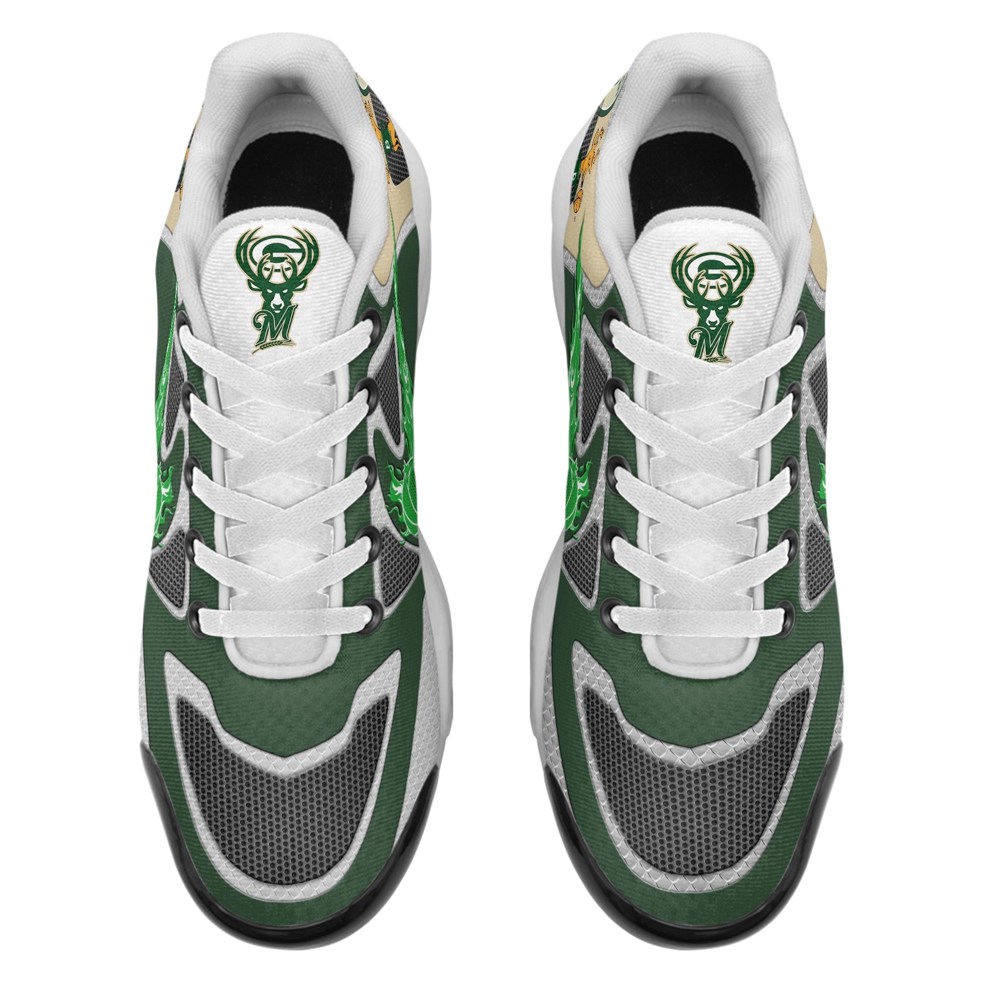 Ideafootwear Milwaukee Bucks TN Shoes Sneakers For Men And Women