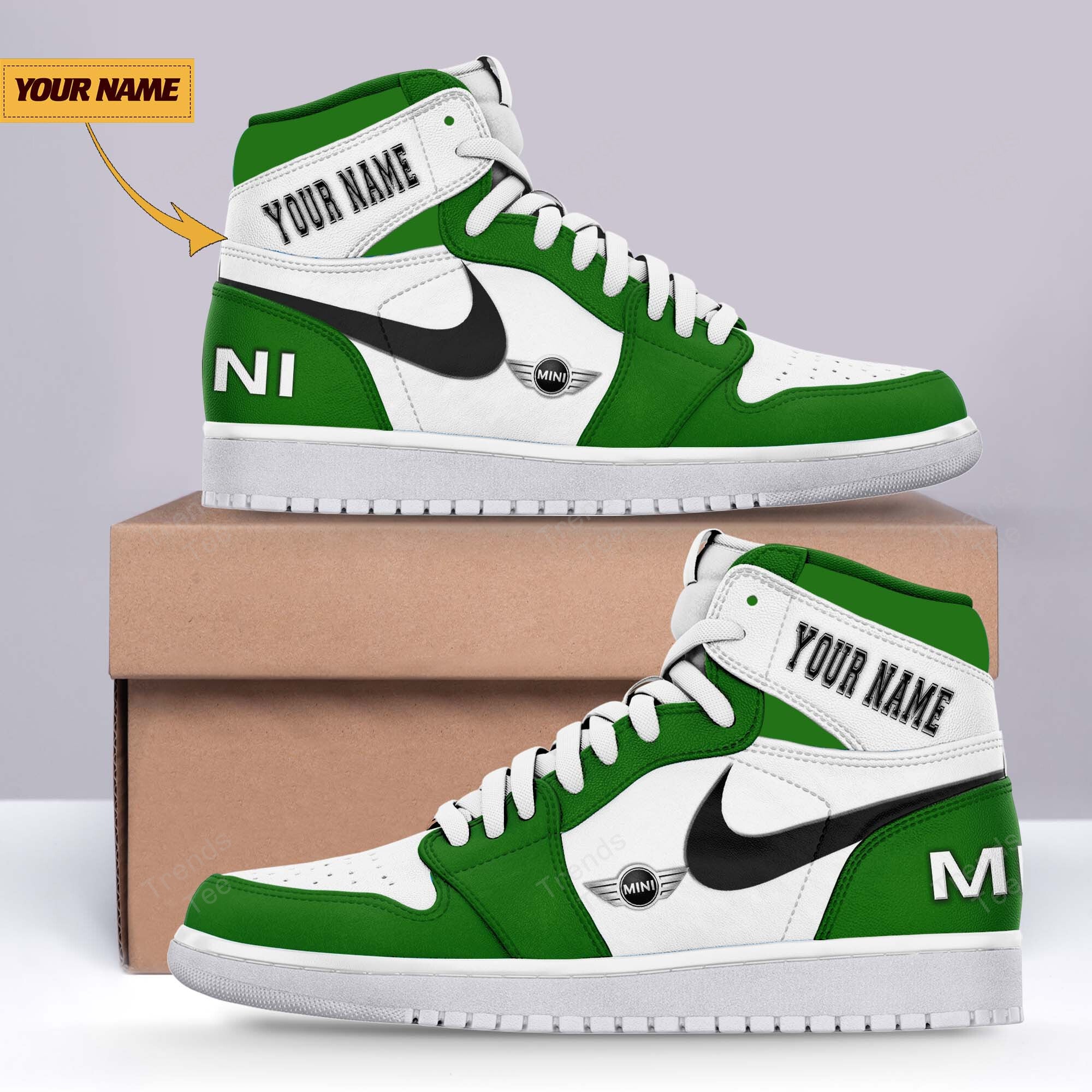 Ideafootwear Mini AJ1 High Sneakers Shoes For Men And Women