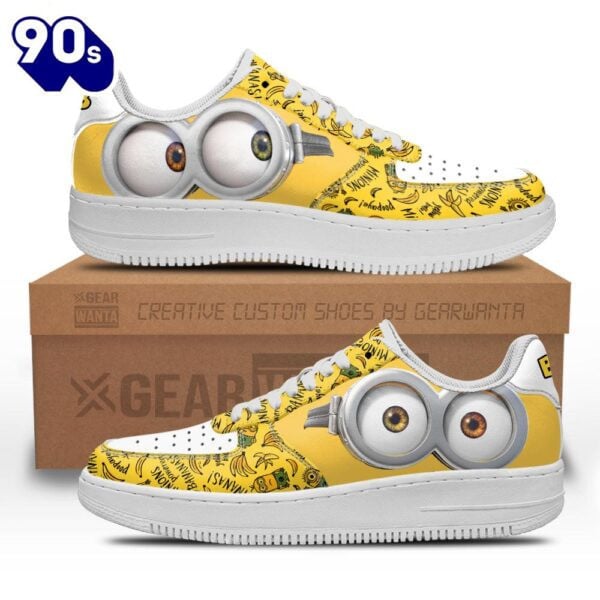 Ideafootwear Minion Air Low-Top Sneakers Shoes For Men And Women 1