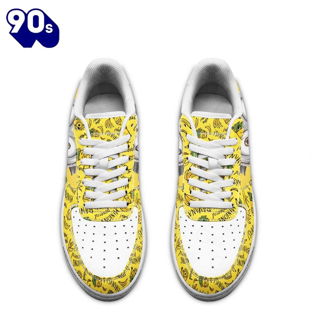 Ideafootwear Minion Air Low-Top Sneakers Shoes For Men And Women 3