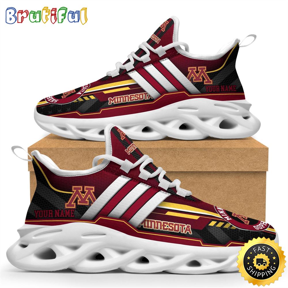 Ideafootwear Minnesota Gophers Max Soul Shoes Sneakers For Men And Women