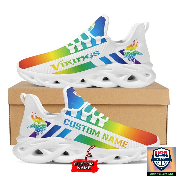 Ideafootwear Minnesota Vikings Max Soul Shoes Sneakers For Men And Women