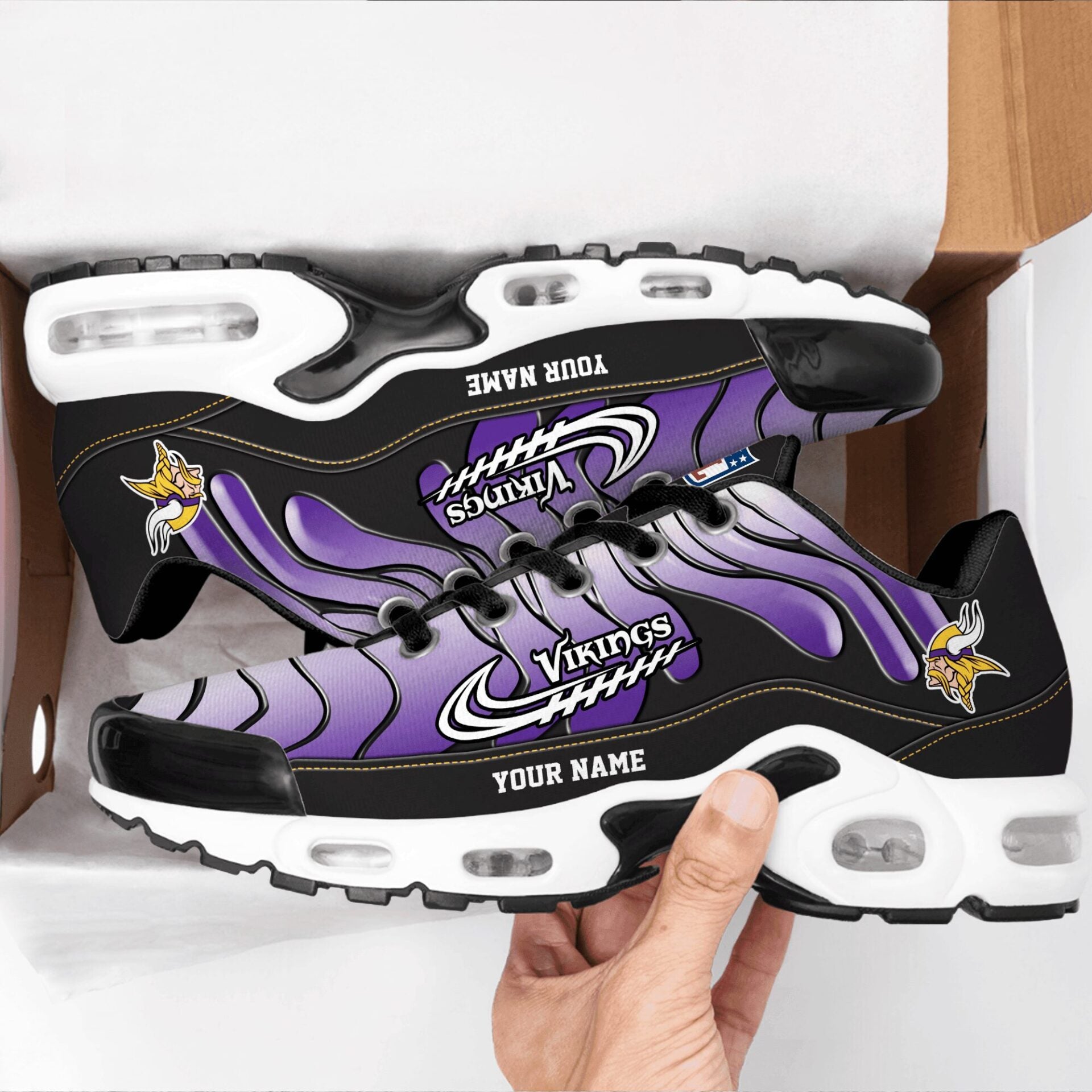 Ideafootwear Minnesota Vikings TN Shoes Sneakers For Men And Women