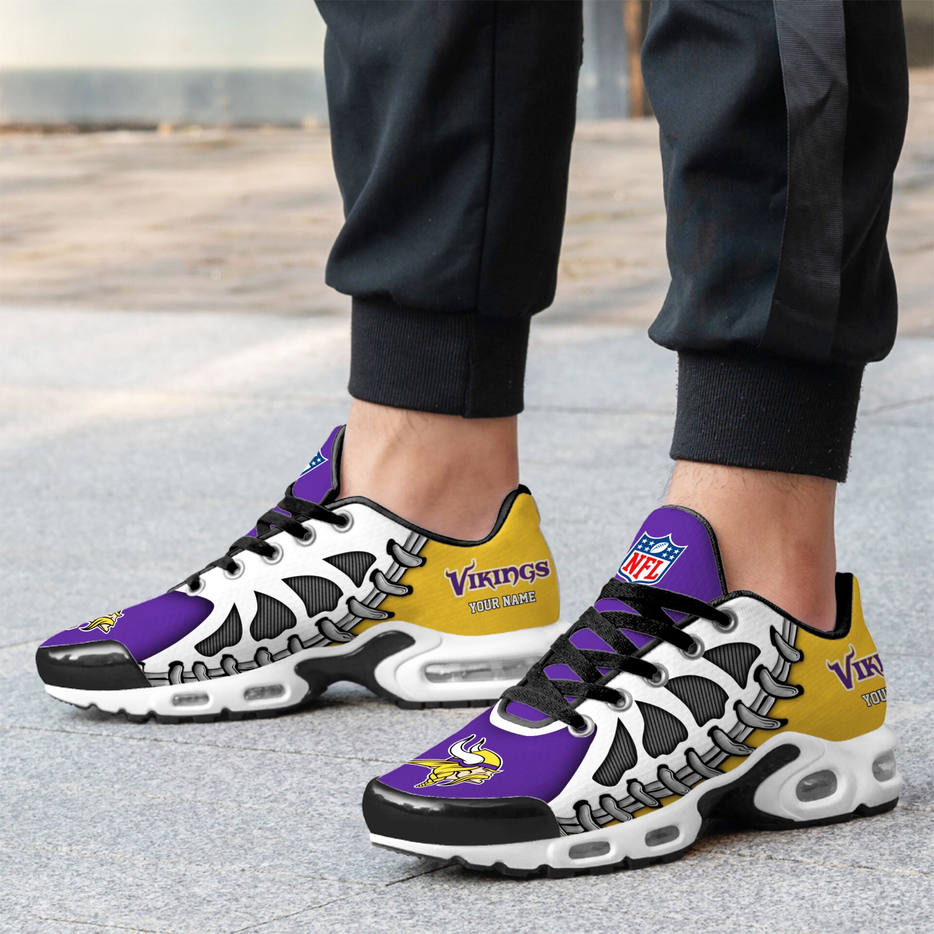 Ideafootwear Minnesota Vikings TN Shoes Sneakers For Men And Women