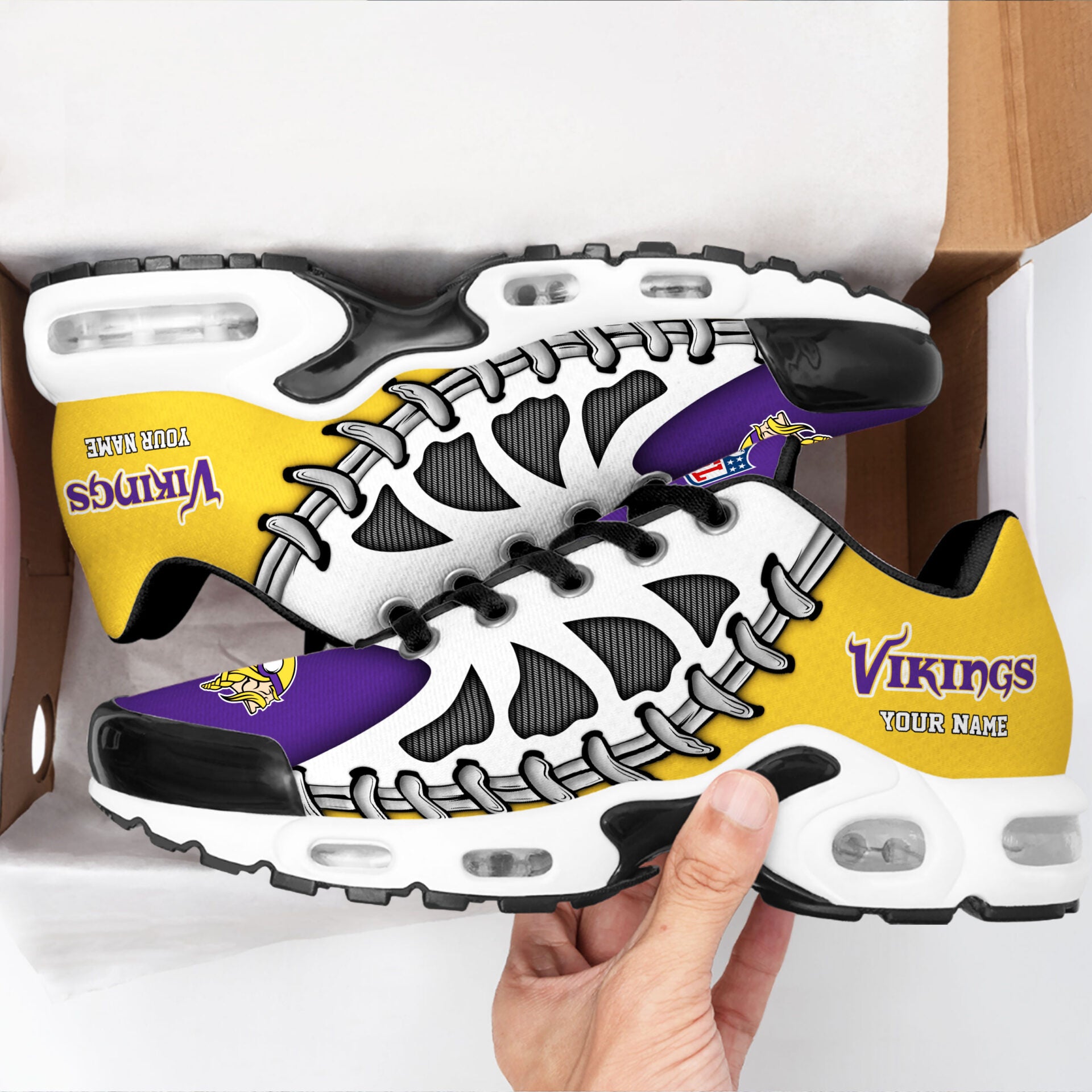 Ideafootwear Minnesota Vikings TN Shoes Sneakers For Men And Women