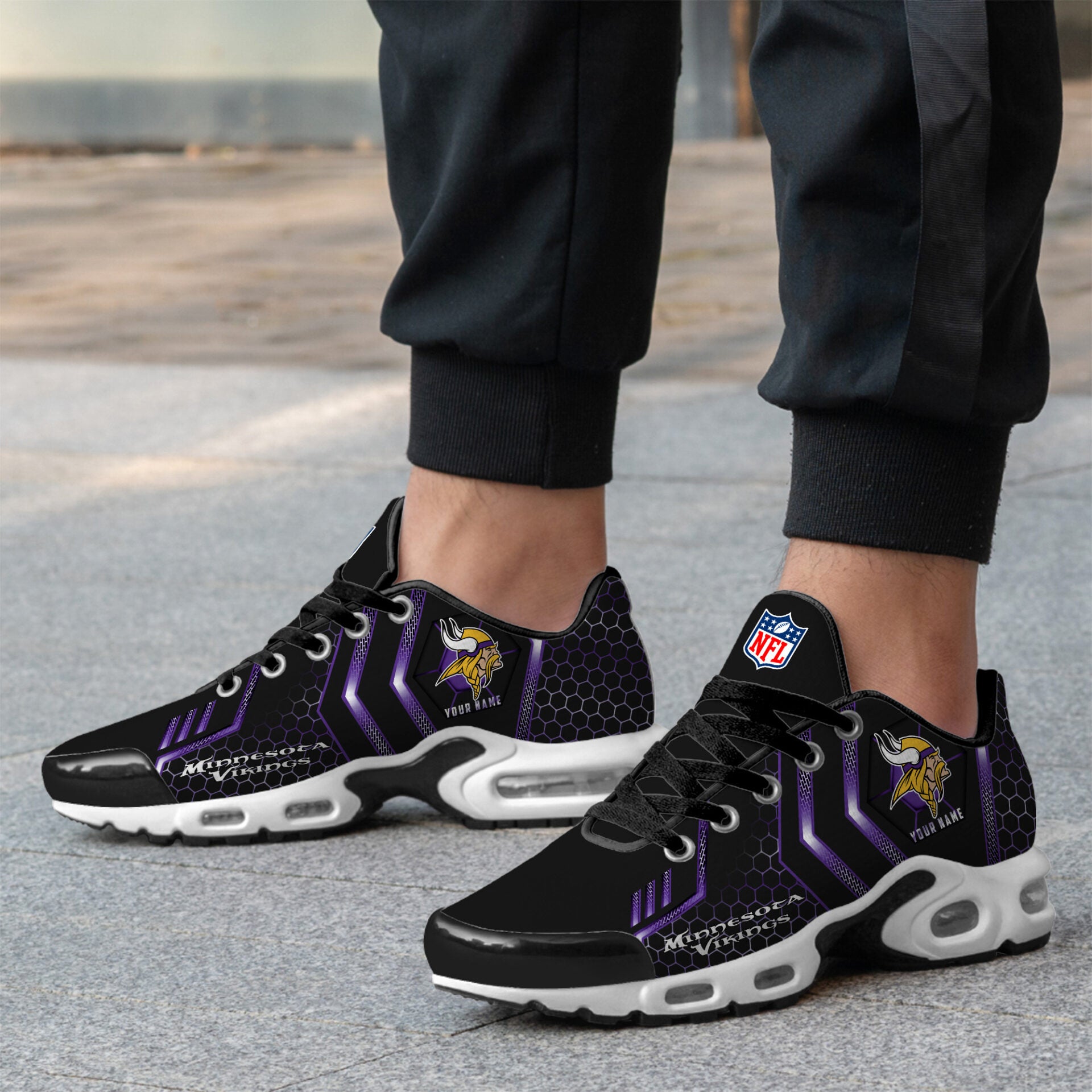 Ideafootwear Minnesota Vikings TN Shoes Sneakers For Men And Women