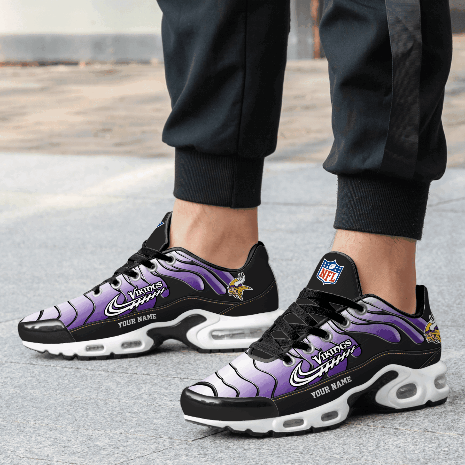 Ideafootwear Minnesota Vikings TN Shoes Sneakers For Men And Women