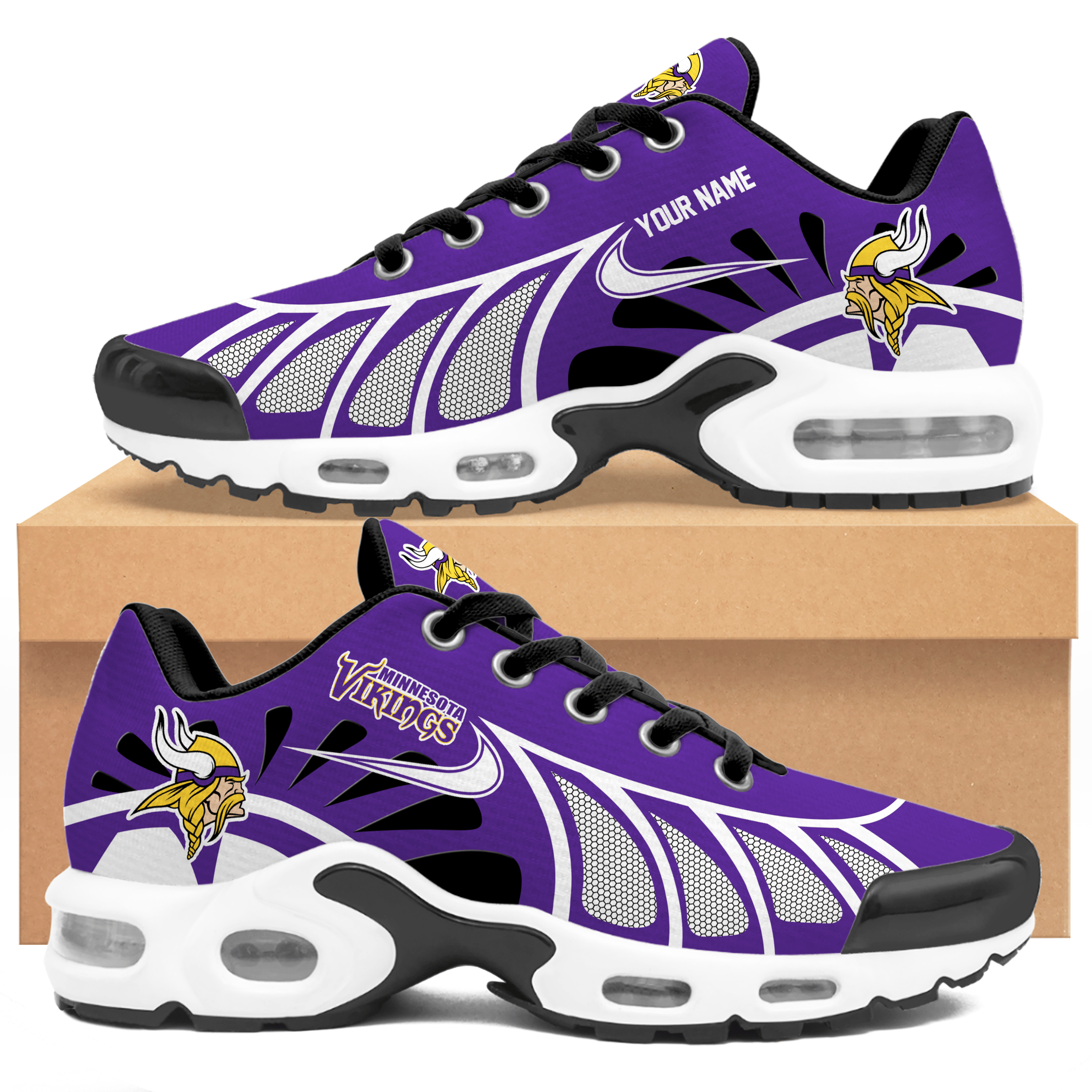 Ideafootwear Minnesota Vikings TN Shoes Sneakers For Men And Women