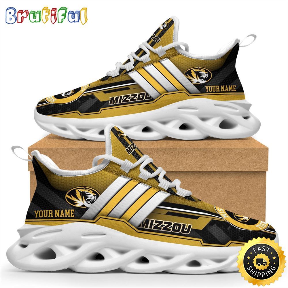 Ideafootwear Missouri Tigers Max Soul Shoes Sneakers For Men And Women