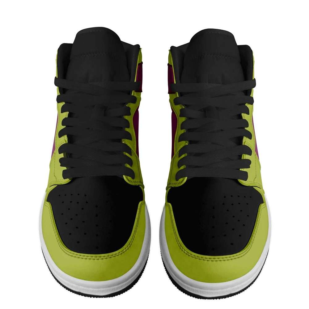 Ideafootwear Mojo Jojo The Powerpuff Girls AJ1 High Sneakers Shoes For Men And Women