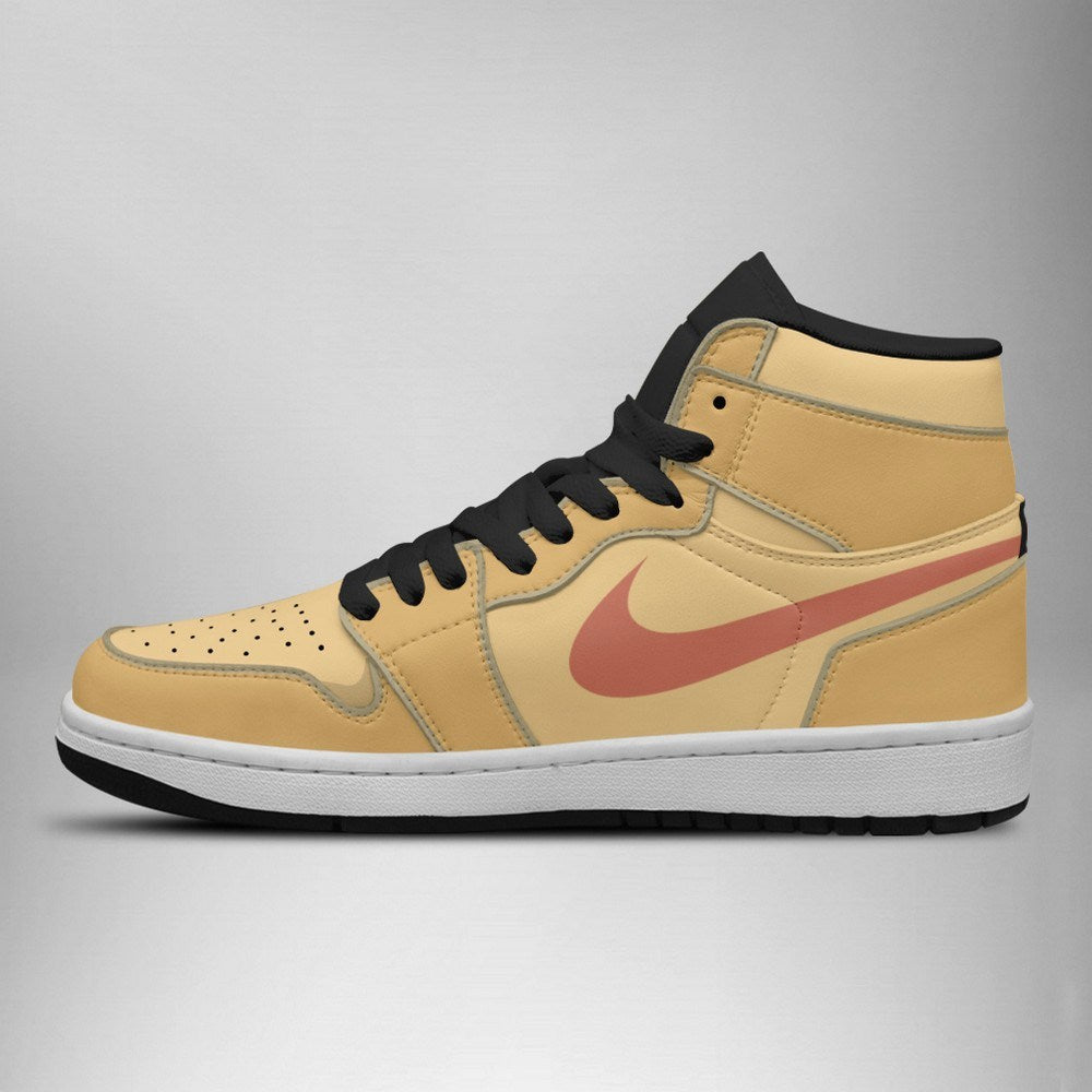 Ideafootwear Moltres  AJ1 High Sneakers Shoes For Men And Women