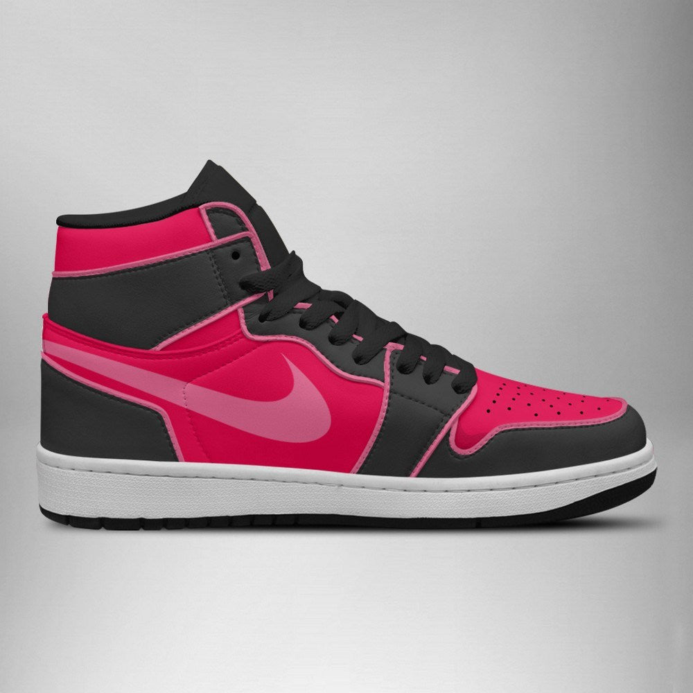 Ideafootwear Moltres Red  AJ1 High Sneakers Shoes For Men And Women