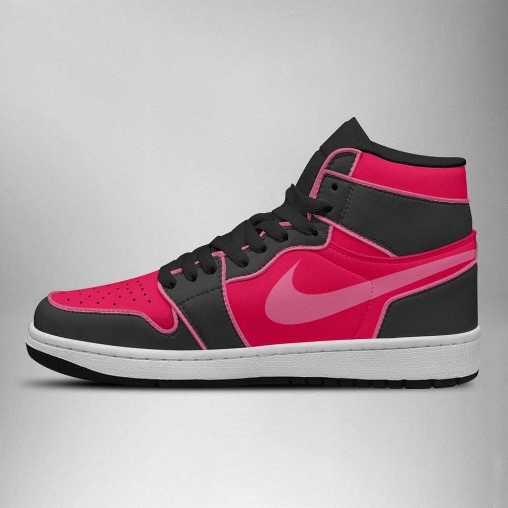 Ideafootwear Moltres Red  AJ1 High Sneakers Shoes For Men And Women