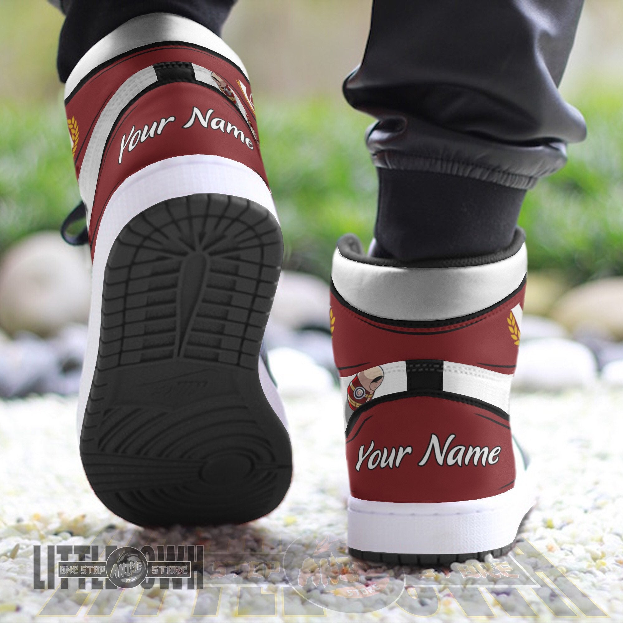 Ideafootwear Momo Yaoyorozu AJ1 High Sneakers Shoes For Men And Women