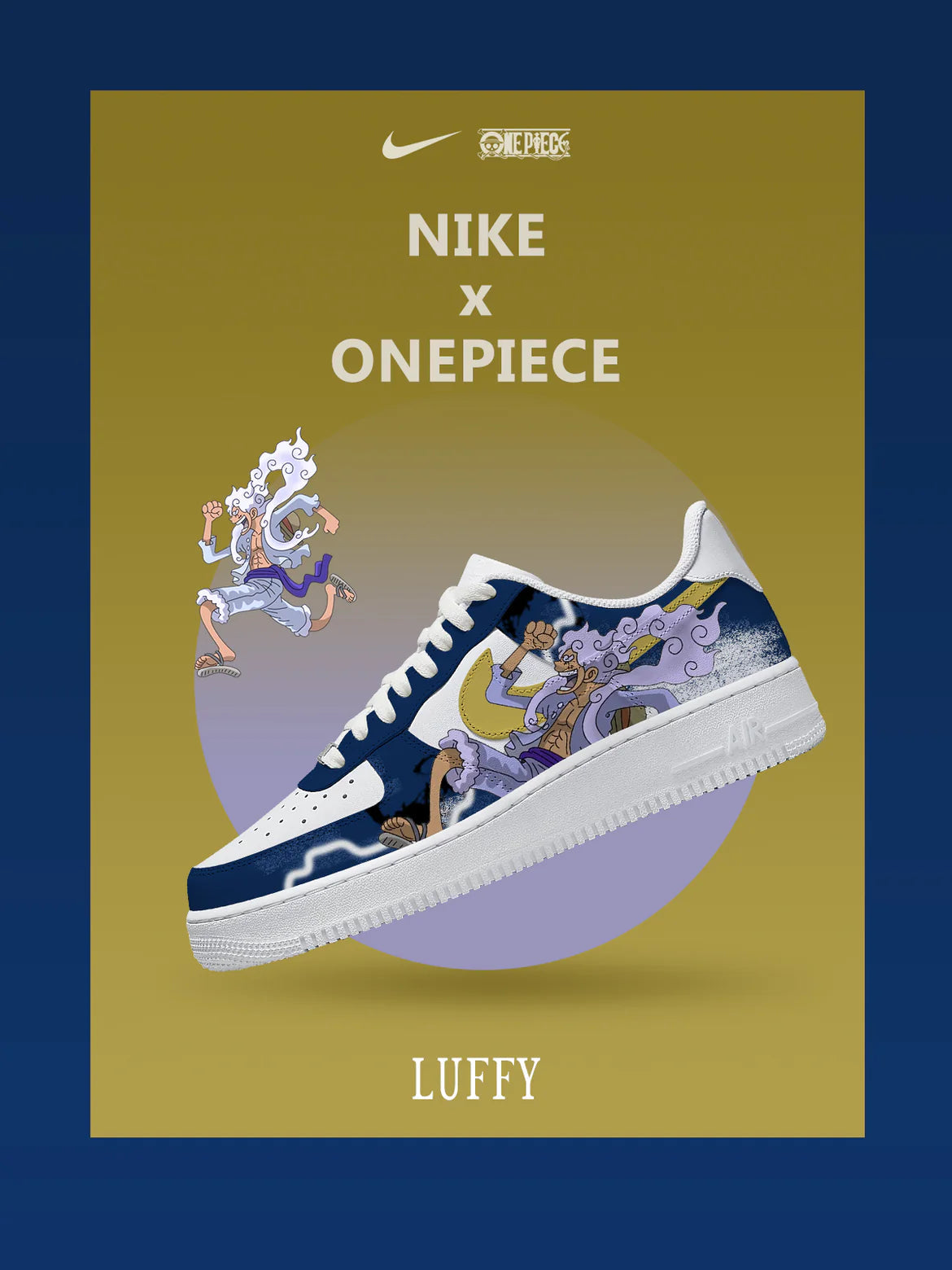 Ideafootwear Monkey D. Luffy Air Low-Top Sneakers Shoes For Men And Women 1