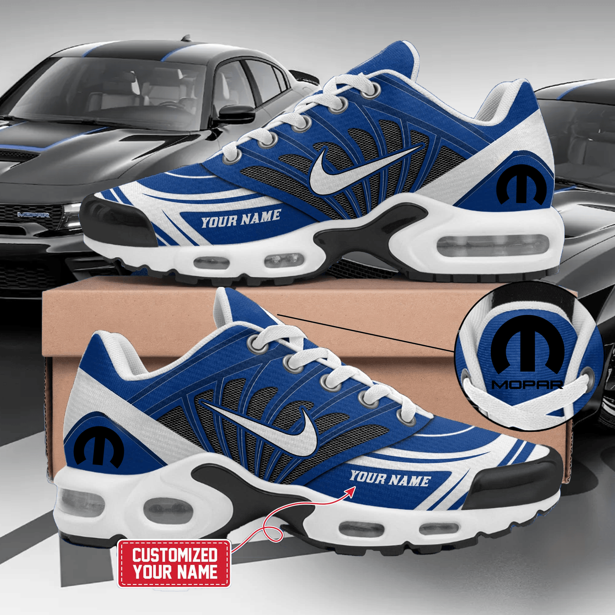 Ideafootwear Mopar TN Shoes Sneakers For Men And Women