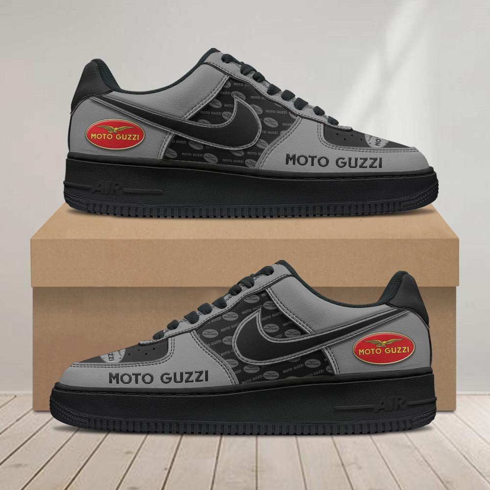 Ideafootwear Moto-Guzzi Air Low-Top Sneakers Shoes For Men And Women 1