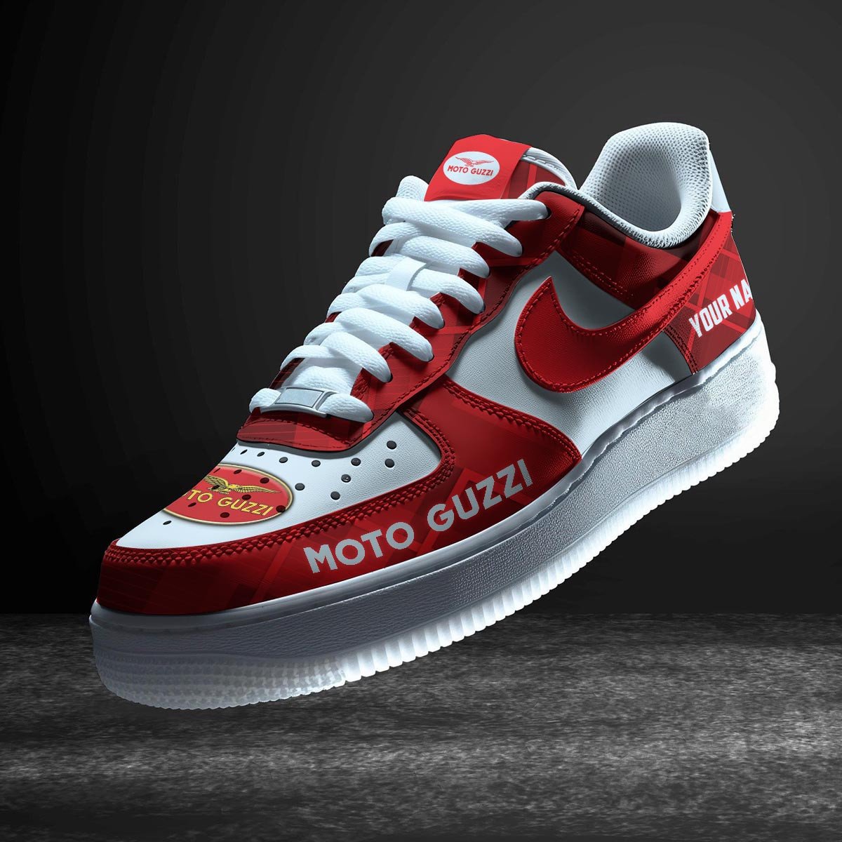 Ideafootwear Moto-Guzzi Air Low-Top Sneakers Shoes For Men And Women 1