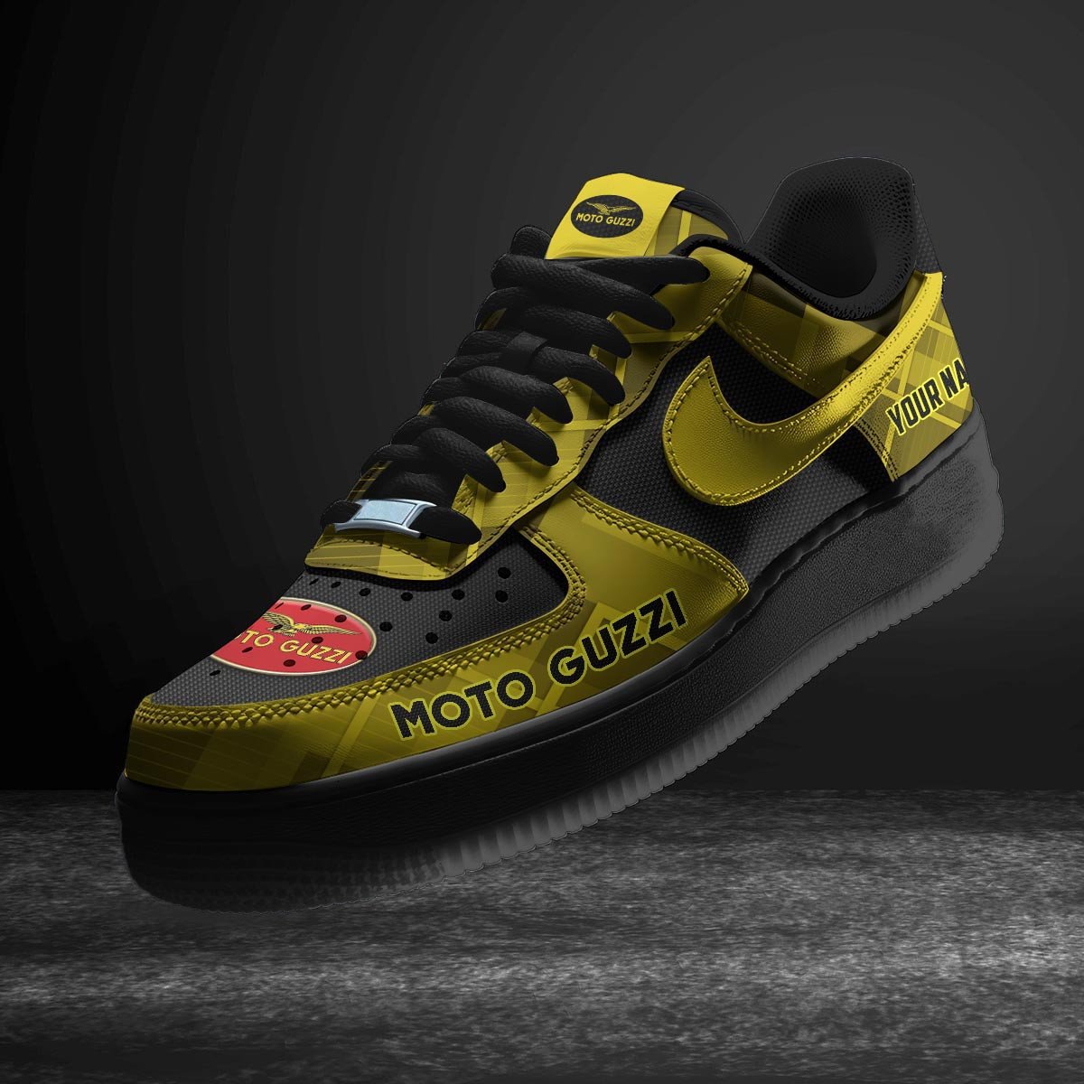 Ideafootwear Moto-Guzzi Air Low-Top Sneakers Shoes For Men And Women 1