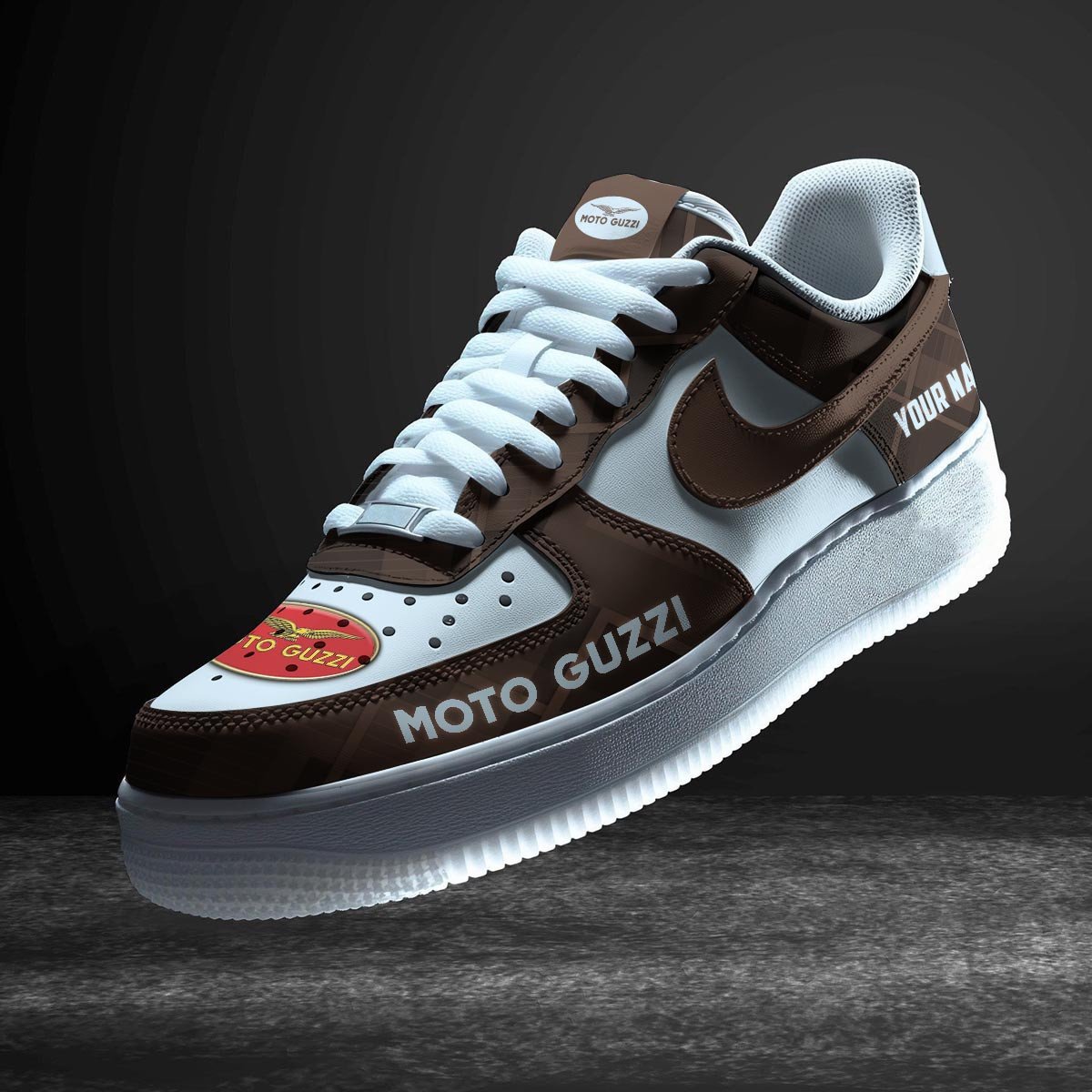 Ideafootwear Moto-Guzzi Air Low-Top Sneakers Shoes For Men And Women 1