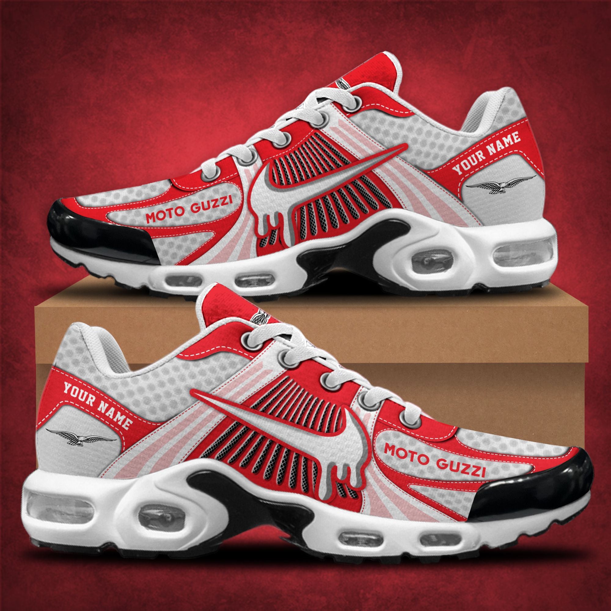 Ideafootwear MOTOGUZZI TN Shoes Sneakers For Men And Women