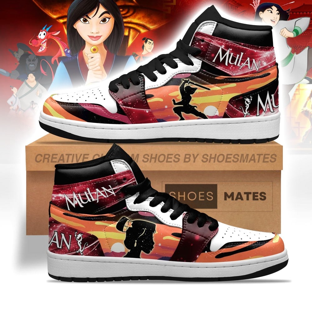 Ideafootwear Mulan AJ1 High Sneakers Shoes For Men And Women