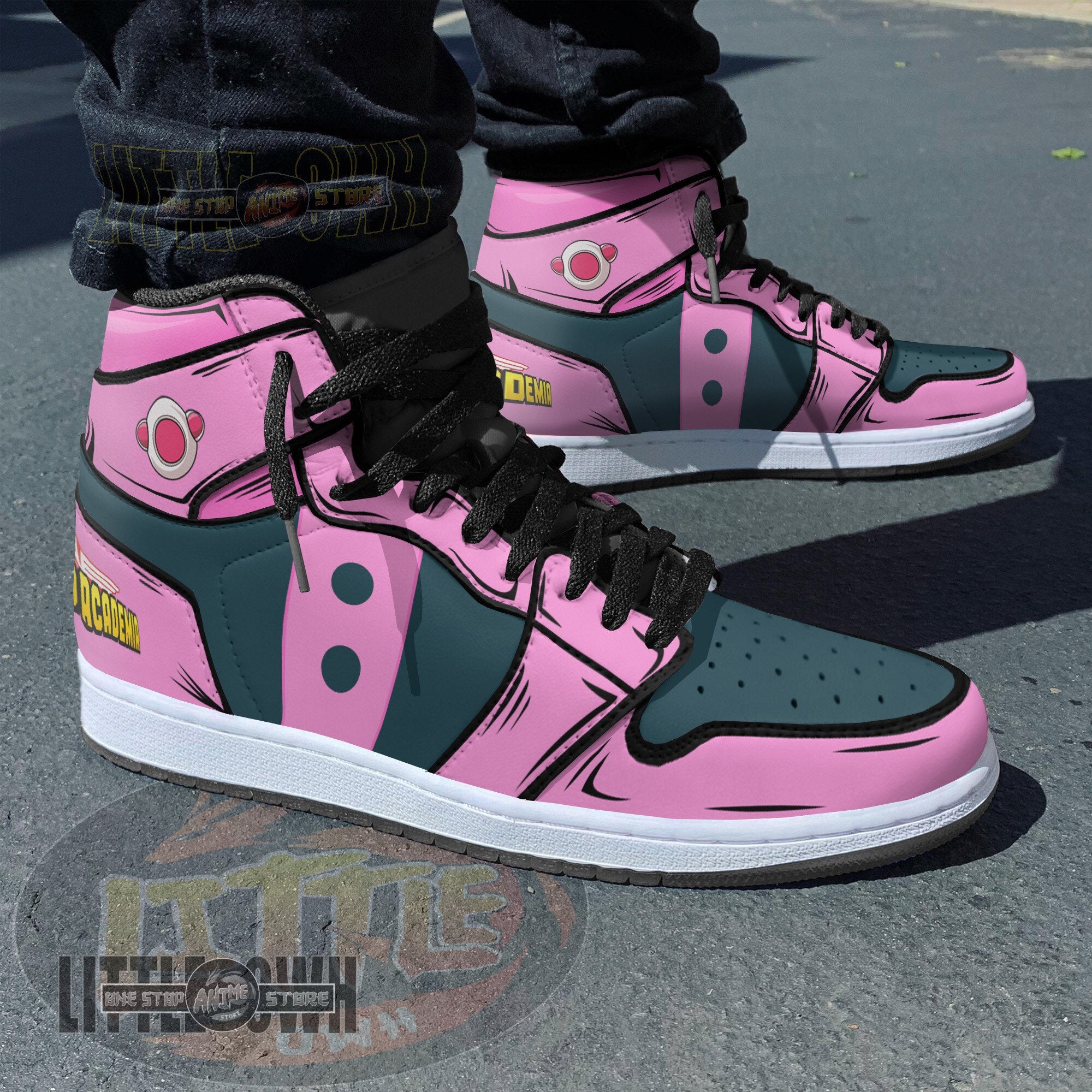 Ideafootwear My Hero Academia AJ1 High Sneakers Shoes For Men And Women