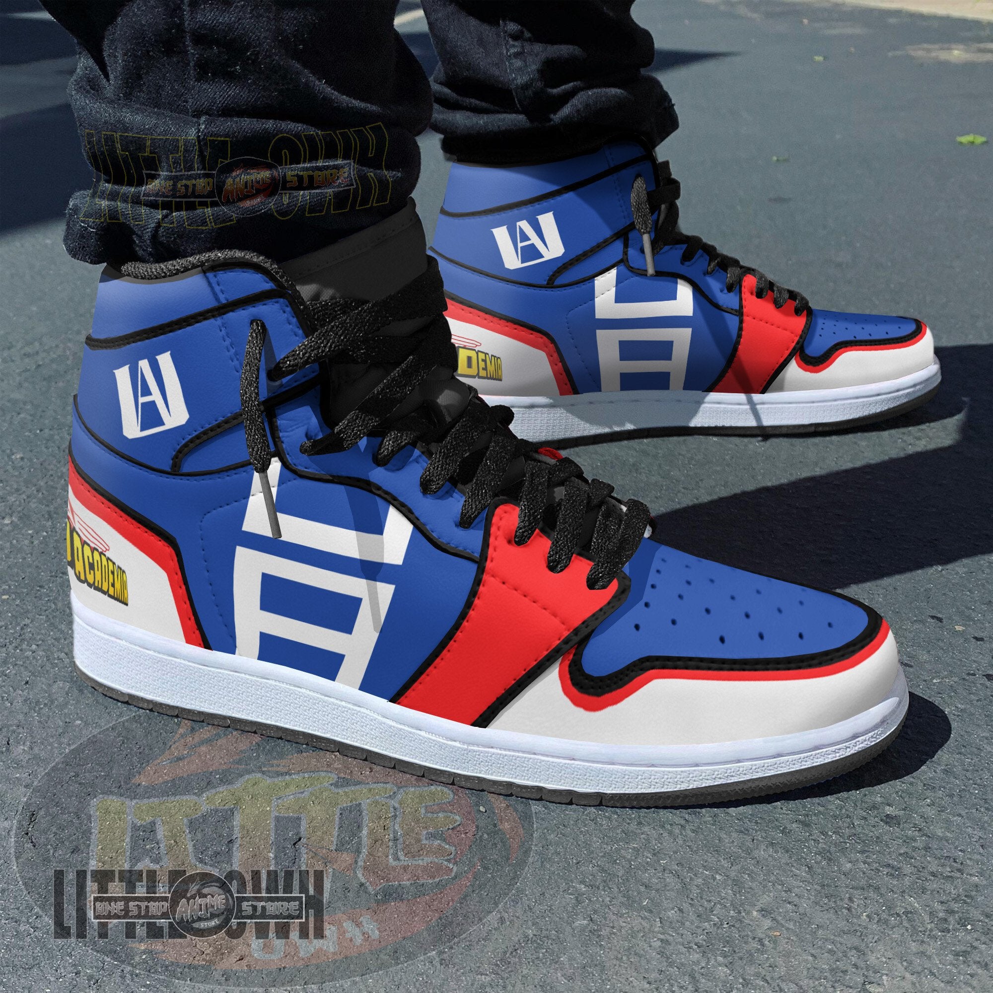 Ideafootwear My Hero Academia AJ1 High Sneakers Shoes For Men And Women