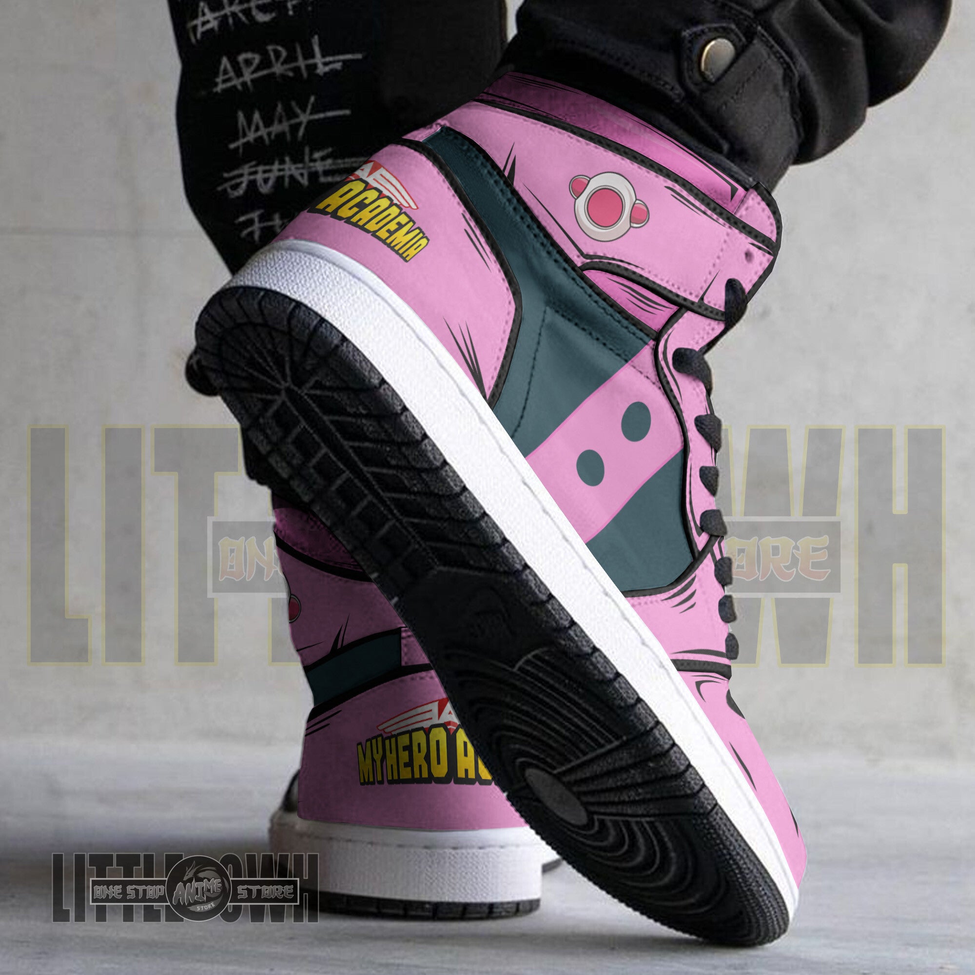Ideafootwear My Hero Academia AJ1 High Sneakers Shoes For Men And Women